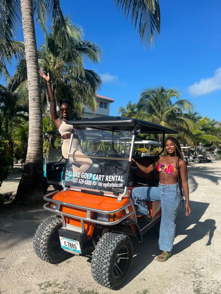 golf carts in San Pedro Belize