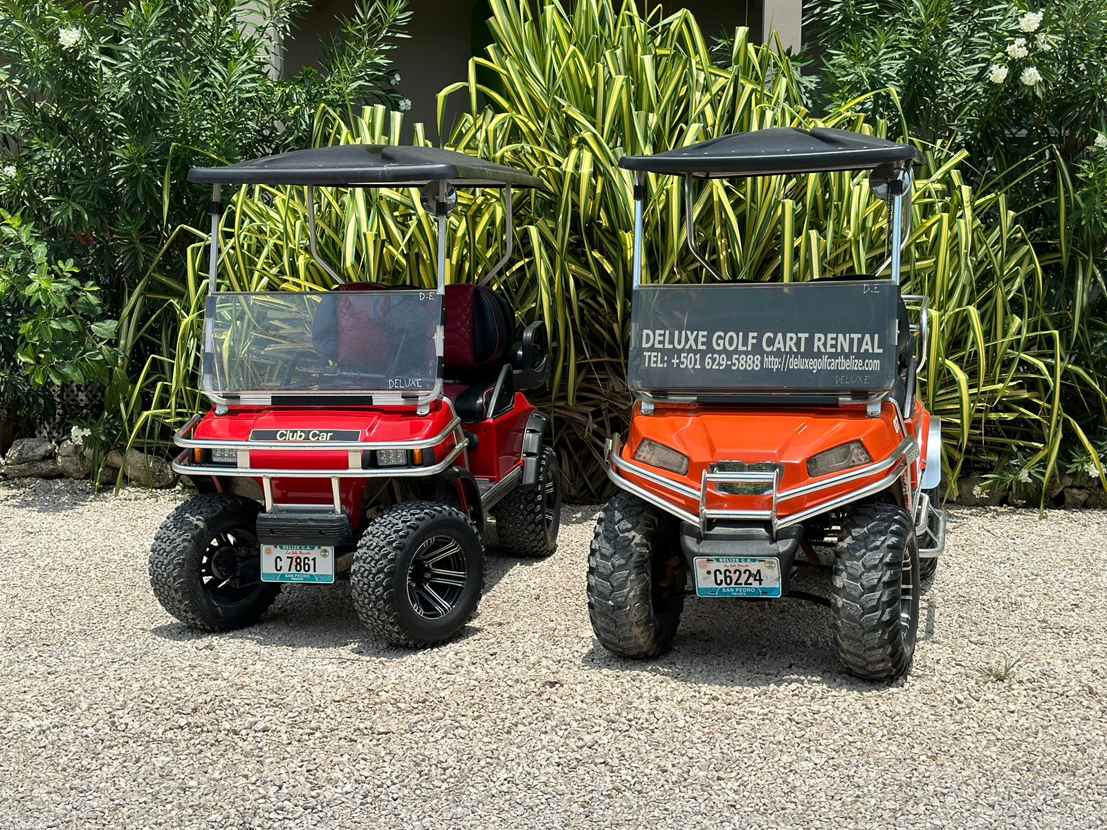 golf carts in san pedro belize